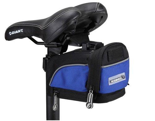 Bike Bicycle outdoor saddle seat Quick Release Bag Blue waterproof 